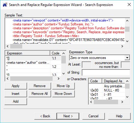 regex search and replace program for mac